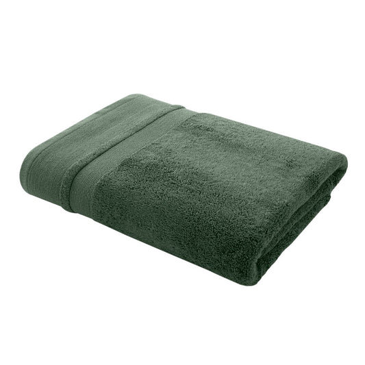 Zero Twist Cotton Modal Bath Sheet Forest Green