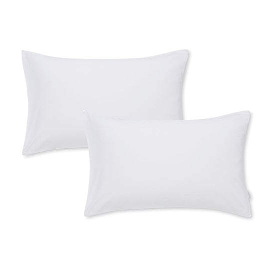 Temperature Control Tencel White Standard Pillowcase Pair