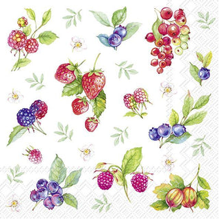 Summer Berries Paper Napkin