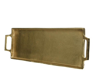 Gold Aluminium Rectangle Tray