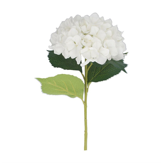White Hydrangea Stem 83cm