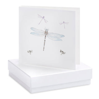 Boxed Dragonfly Earring Card