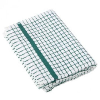 Green Check Tea Towel