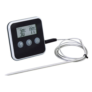 Digital Kitchen Timer With Meat Thermometer Probe