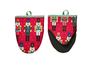 Nutcracker Red Micro Mitt Pair