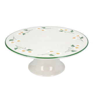 Daisy Stoneware Cake Stand