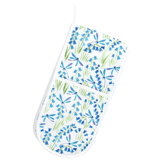 Bluebell Dragonfly Fabric Double Oven Glove