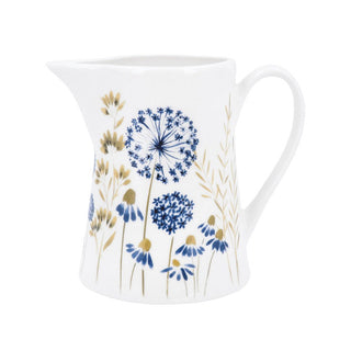 Blue Meadow Small Bone China Jug