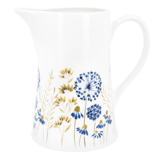Blue Meadow Medium Bone China Jug