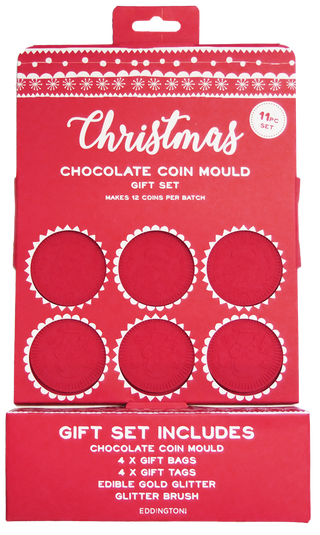 Christmas Chocolate Coin Mould Gift Set