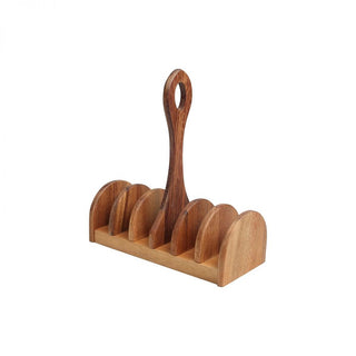 Baroque Toast Rack In Rustic Acacia