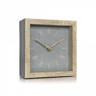 Nordic Mantel Clock Cement 5"