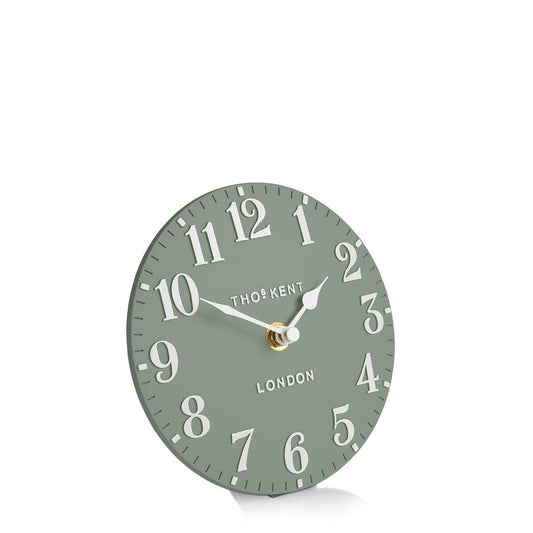 Arabic Mantel Clock Seagrass 6"