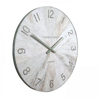 Wharf Wall Clock Pickled Oak 30"