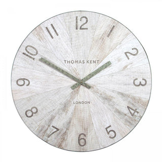 Wharf Wall Clock Pickled Oak 30"