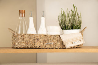 Artisan Street Long Seagrass Basket With Handles