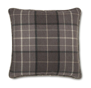 Alfriston Pale Charcoal Check Cushion 45x45cm