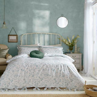 Aria Single Duvet Cover Set Eucalyptus