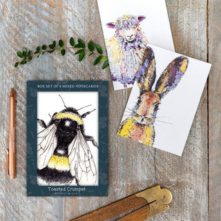 Spring to Summer Boxed Set of 8 mixed notecards