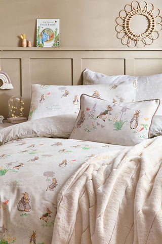 Classic Peter Rabbit Duvet Cover Set Natural - Single