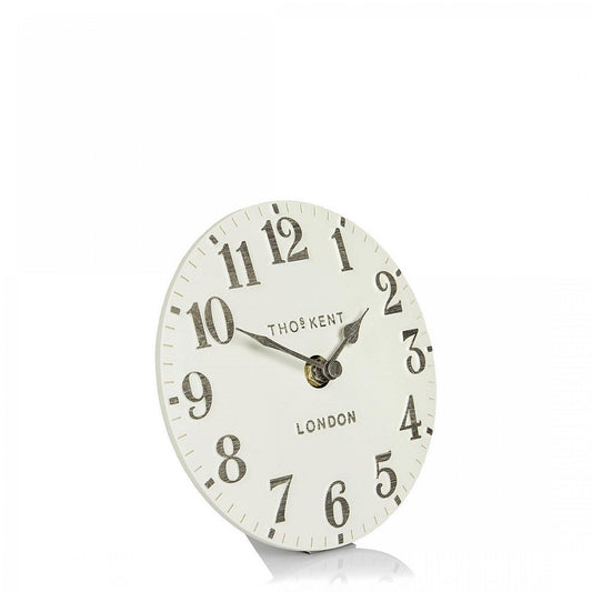 Arabic Mantel Clock Limestone 6"
