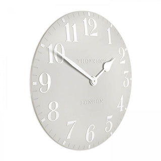 Arabic Wall Clock Dove Grey 20"