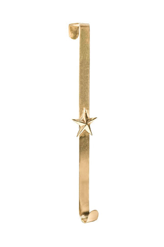 Christmas Antique Gold Star Wreath Hanger