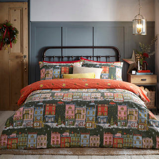 Christmas Spirirt Festive King Duvet Cover Set 