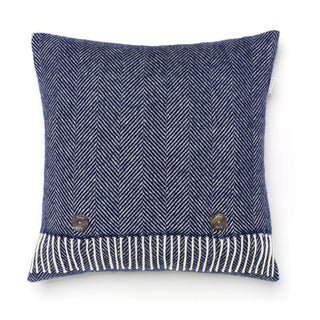 Herringbone Navy Cushion