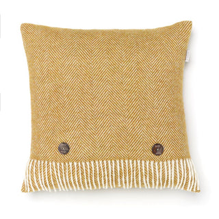 Herringbone Gold Cushion