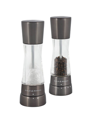 Derwent Salt and Pepper Mills Gift Set, Gunmetal