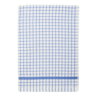 Cornflower Check Tea Towel