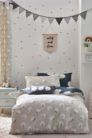 Spot Me Peter Rabbit Duvet Cover Set Charcoal - Single