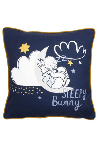 Sleepy Head Peter Rabbit Cushion Blue - 43 x 43cm