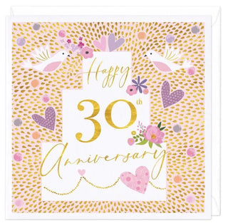 Happy 30th Wedding Anniversary Card