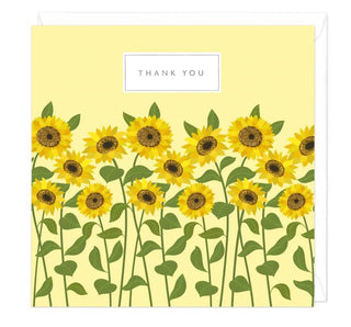 Sunflowers Thank You Card