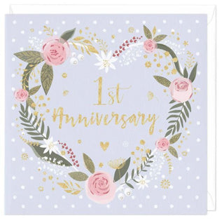 1st Anniversary Card