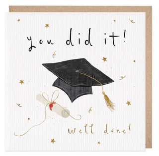 You Did It Graduation Hat Card