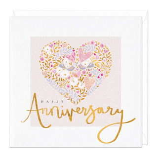 Love Heart Anniversary Card