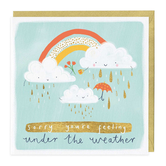 Clouds Get Well Soon Card