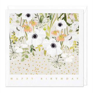 Falling Hedgerow Birthday Card