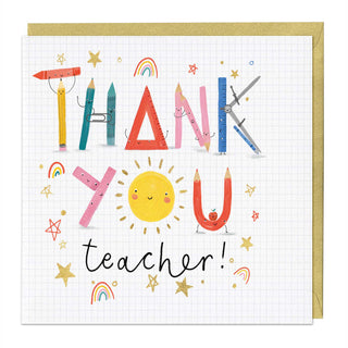 Thank You, Teacher Card