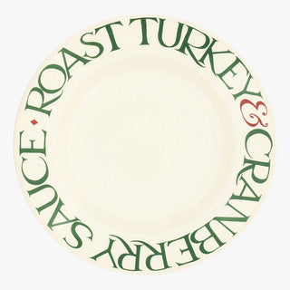 Christmas Toast & Marmalade Roast Turkey 10 1/2 Inch Plate 