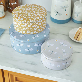 English Meadow Cake Tins - Set of 3