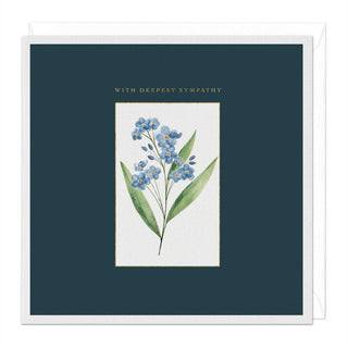 Forget-me-not Sympathy Card