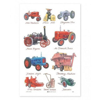 Farm Machinery Tea Towel