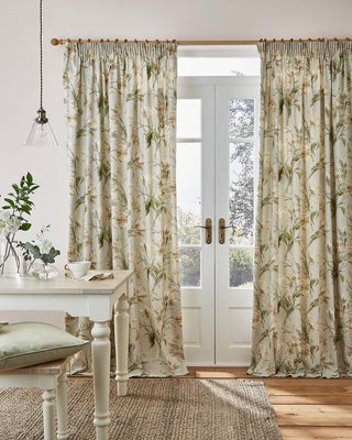 Gosford Sage 88"x90" Lined Header Tape Curtains
