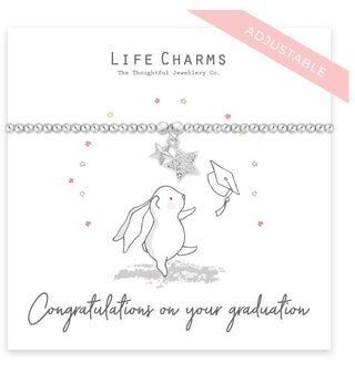 Congratulations On Your Graduation Rosey Rabbits Bracelet