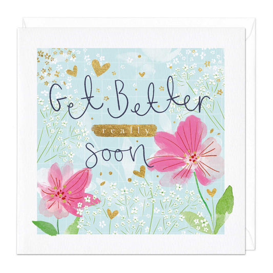 Get Better Soon Floral Card