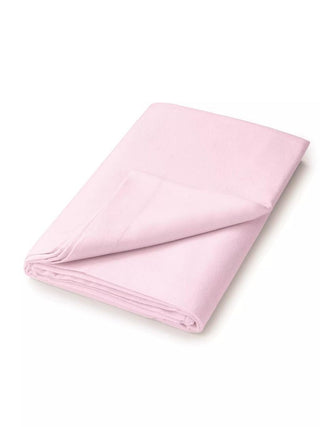 Brushed Cotton Flat Sheet Super King Baby Pink